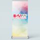 premium safa display rollup banner